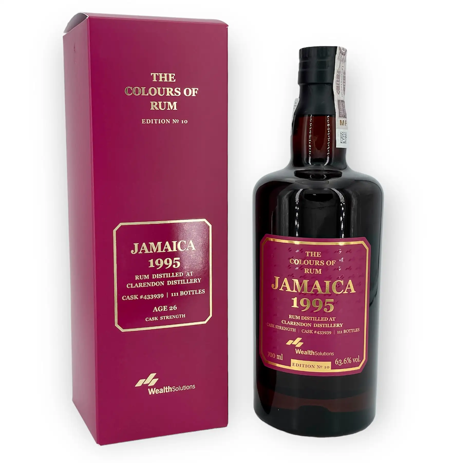 Image of the front of the bottle of the rum Jamaica No. 10