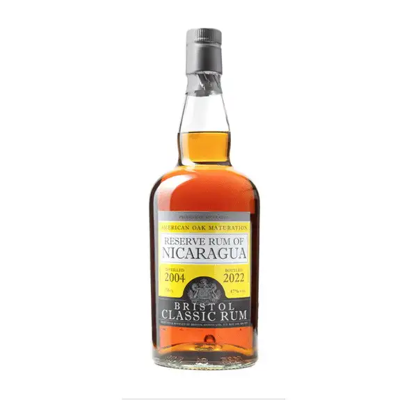Image of the front of the bottle of the rum Reserve Rum of Nicaragua