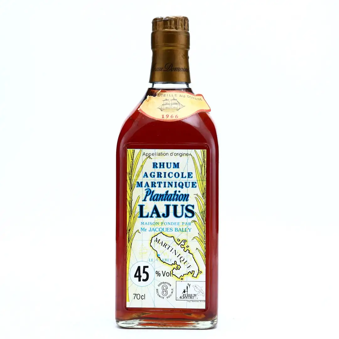 Image of the front of the bottle of the rum Plantations Lajus du Carbet