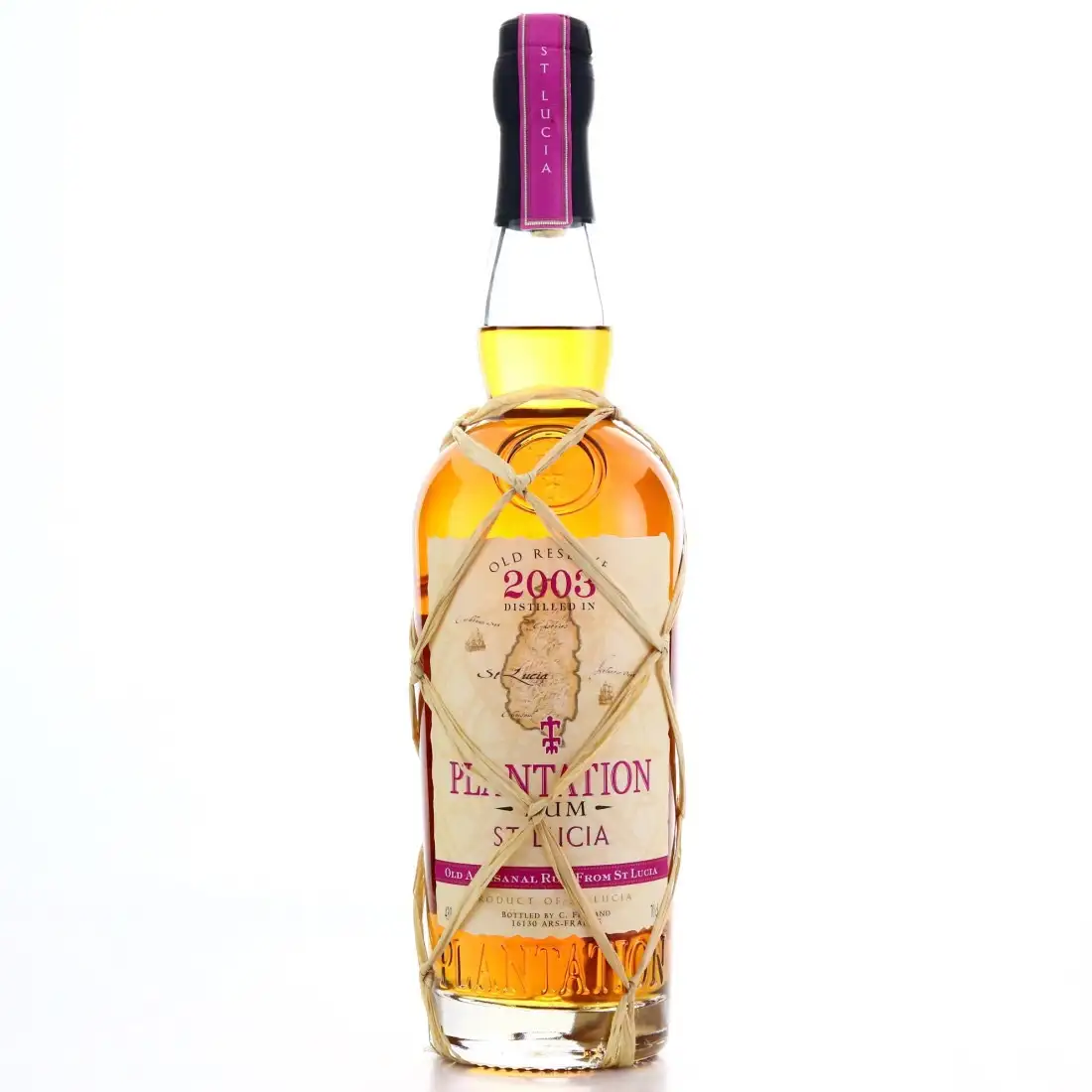 Image of the front of the bottle of the rum Plantation Old Reserve